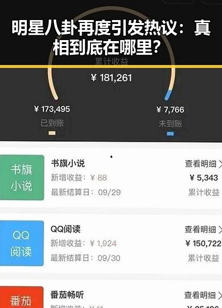 明星八卦再度引发热议：真相到底在哪里？